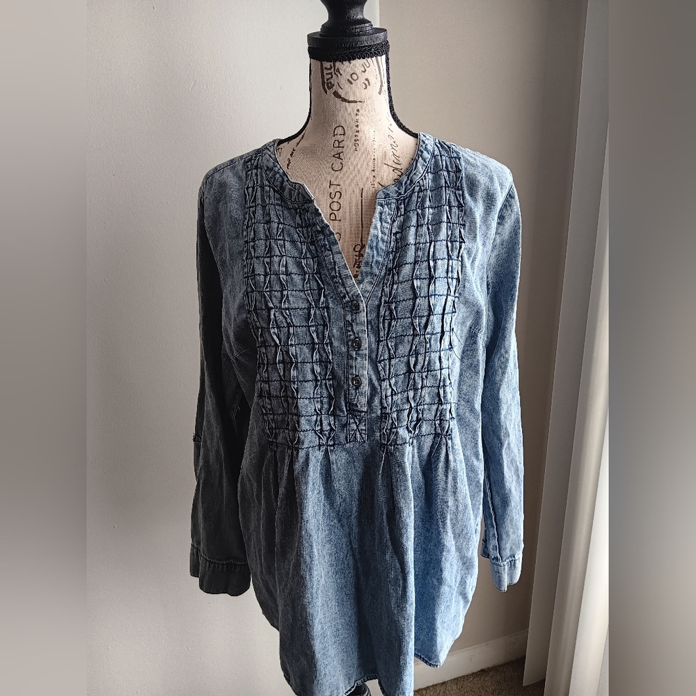 Denim Blue Women's Top